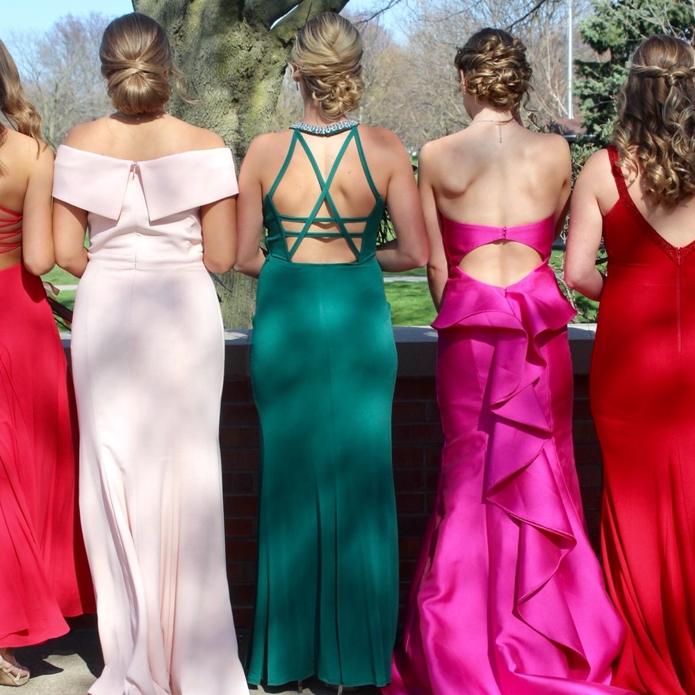 City Triangle Emerald Green Prom Dress - Picture 2 of 7